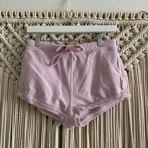 Free People micro shorts pink